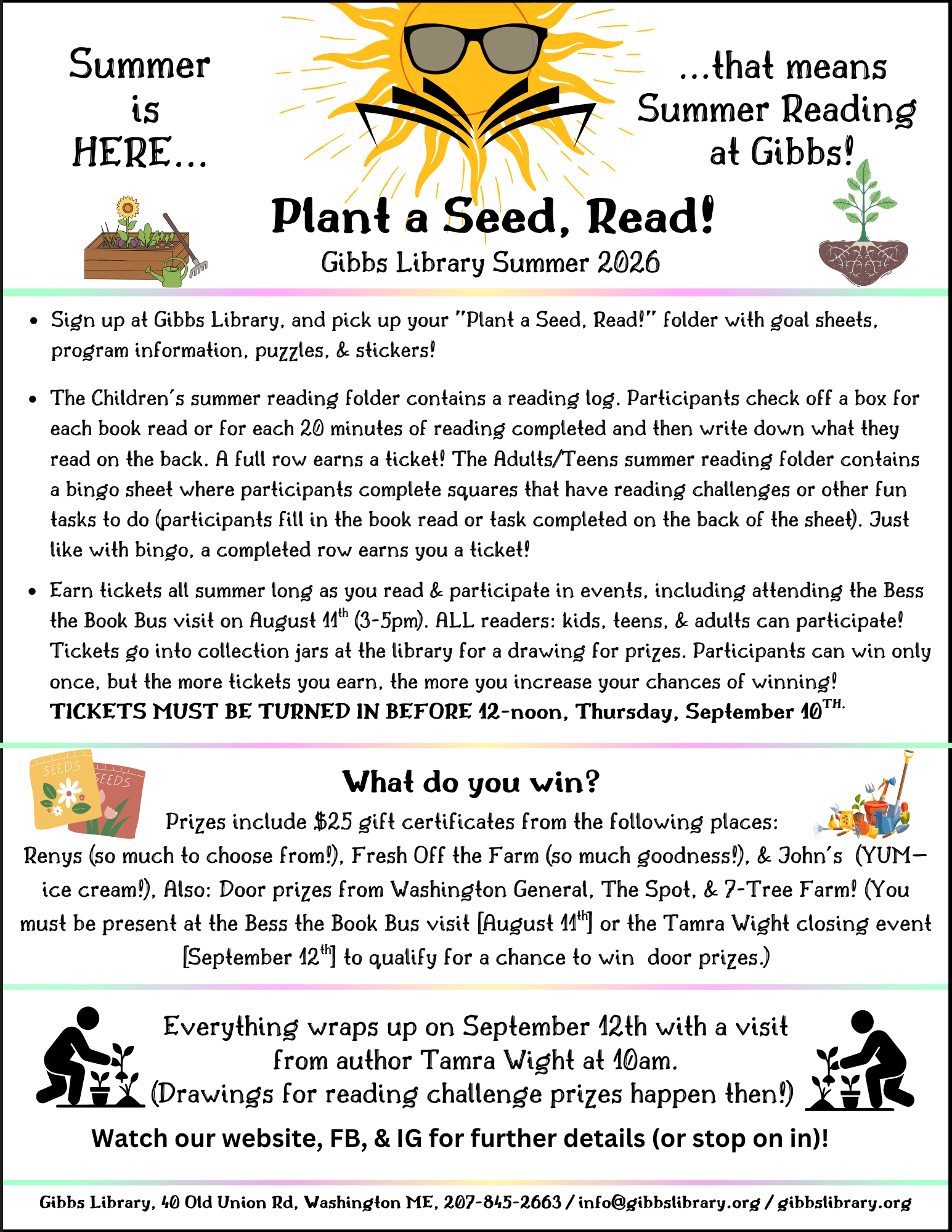 Summer Reading 2026 Flyer